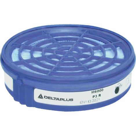 Deltaplus FILTRO PER POLVERI SOTTILI M6000 P3 PER MASCHERA JUPITER - 2 pezzi