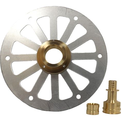 Anquier – Applique pour robinet extérieur Ø16 mm – Filetage plomberie – Installation facile pour espaces extérieurs – Gamme APLIC'ENDUIT (1/5)