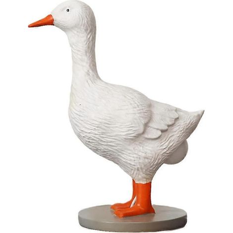 Lampe Canard, Lampe de Table Canard 3D, Lampe LED Réaliste, Veilleuse Canard en Résine avec USB Blanc (1/5)