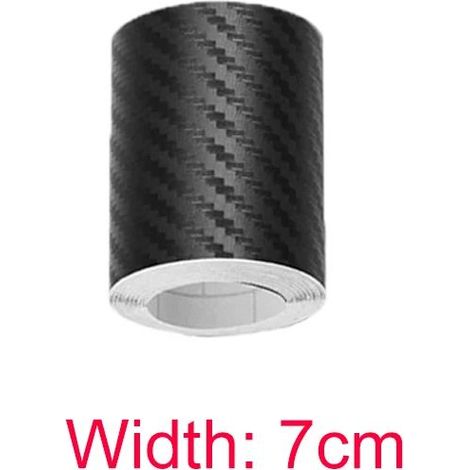 (Longueur : 3 m,largeur : 7 cm) Film protecteur anti-rayures pour seuils de portières de voiture,en fibre de carbone nano,à coller soi-même (1/3)