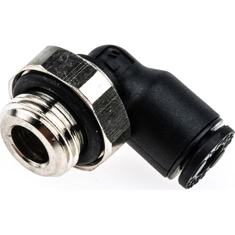 Adaptateur fileté coudé Legris LF3000 vers Enfichable 4 mm G 1/8 Mâle ( Prix pour Paquet de 5 ) (1/4)