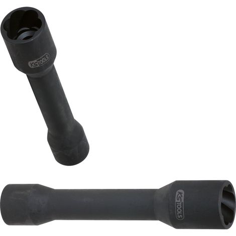 Douilles extra-longues pour écrous et vis abîmés 17 mm (1/4)