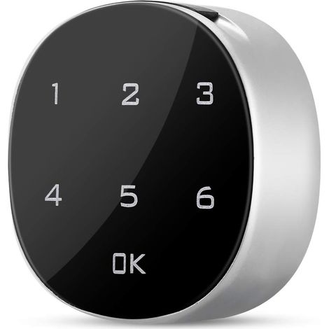 Verrouillage Electronique de Code pour l'Armoire Clavier Tactile en Alliage Zinc Sécurité Numérique sans Clé de Code Serrure de Tiroir, Boîte aux Lettres, Casiers Scolaires (1/5)