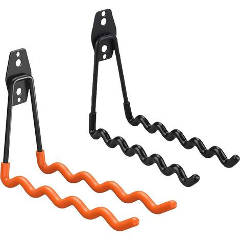 Support mural pour raquette tennis pour badminton lot de 2 (1/5)