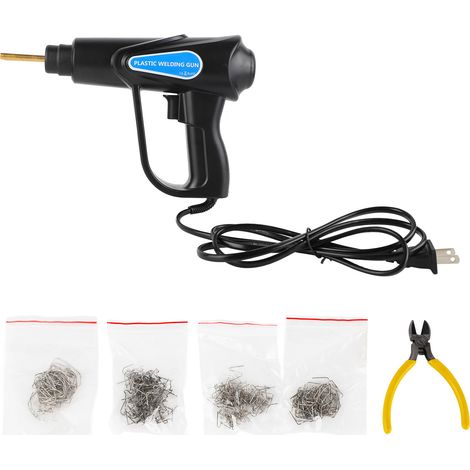 Kit de soudure plastique avec pistolet à souder 110V, prise US, pour réparation de pare-chocs auto. (1/5)