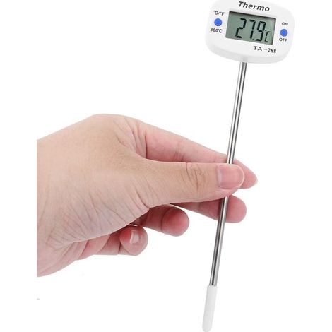 Babythermometer, mit langer Sonde, Küchenthermometer, LCD-Longue-Thermometer für die Küche, Mehrzweck-Thermometer für Lebensmittel (1/5)