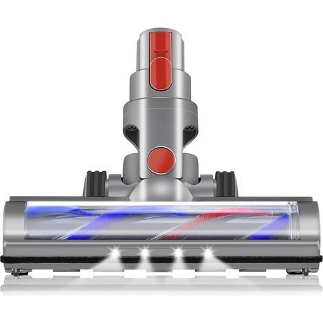 Brosse motorisée avec LED compatible avec Dyson V7 V8 V10 V11 V15 Nettoyage en profondeur et adapté aux sols durs et aux tapis (1/4)