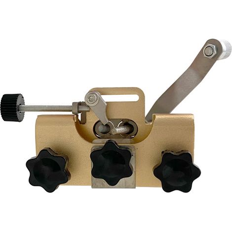 Afilador de cadenas de motosierra portátil, chapado en oro, para madera, 1 pieza (1/5)