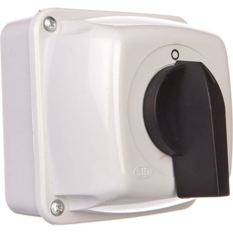 Interruttore a camme 0-I 1P 16A in custodia IP65 Arc 16-53 921650
