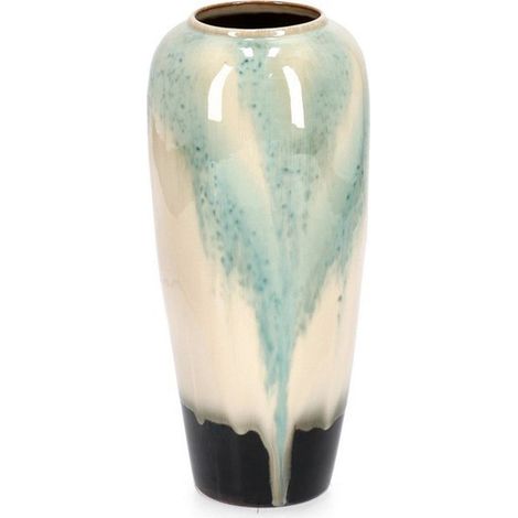 Vaso "Coira" in terracotta smaltata per uso esterno h 36 cm