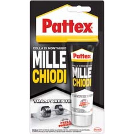 4BL PATTEX MILLECHIODI TRASPARENTE - gr.40
