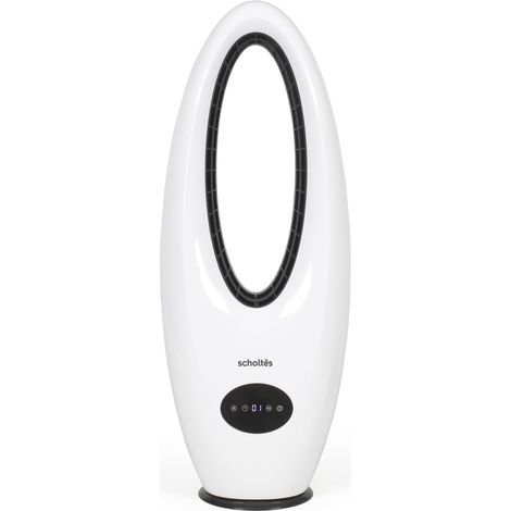 Scholtes – Ventilateur de table 45W 3 vitesses blanc – Oscillation automatique 75° – Télécommande – SCSP500D