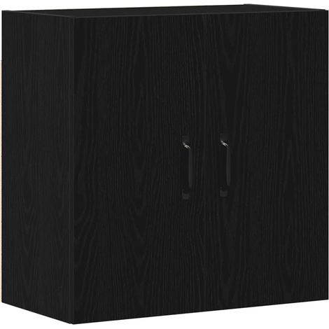 Armario de almacenamiento mural práctico que ahorra espacio 60 x 31 x 60 cm fabricado en madera de roble negro 020051810 (1/5)