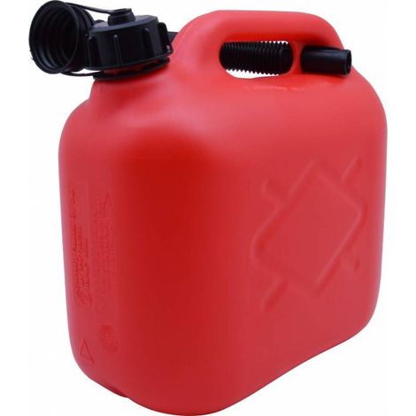 Jerrican plastique rouge Norme UN 5L (1/3)