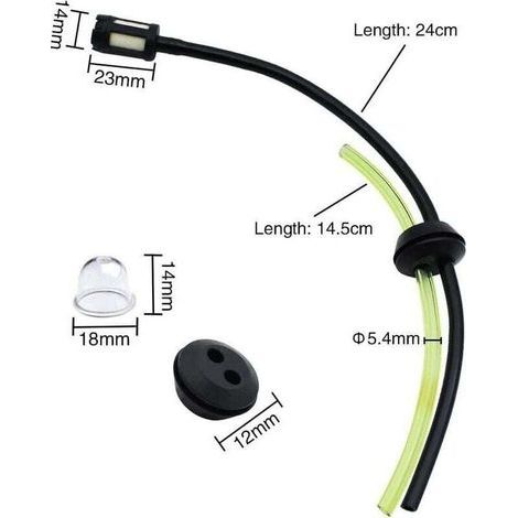 2 Ensembles Universels de Filtre à Essence avec Joint pour Durites de Tondeuses et Débroussailleuses – Compatible Réservoir Carburant (1/3)