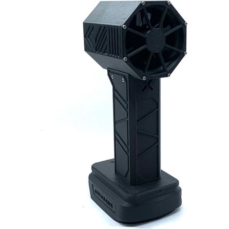Ventilateur turbo main à conduit 700W, moteur sans balais 50mm, poussée 1000g, nettoyeur voiture clavier, compatible batteries Dewalt/Makita 16.8-21V (1/5)