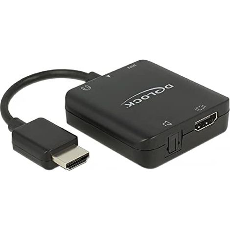 Delock 63276 Estrai audio HDMI Nero 4K 60 Hz (1/4)