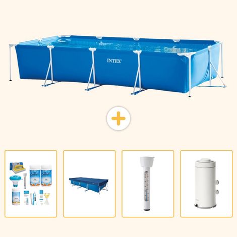 Intex Piscine Tubulaire Rectangulaire - 450x220x84 cm - 5-pièces S63 (1/5)