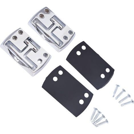 Lot de 2 crochets de remorquage pliables compacts pour un rangement facile dans plusieurs types de véhicules (1/5)