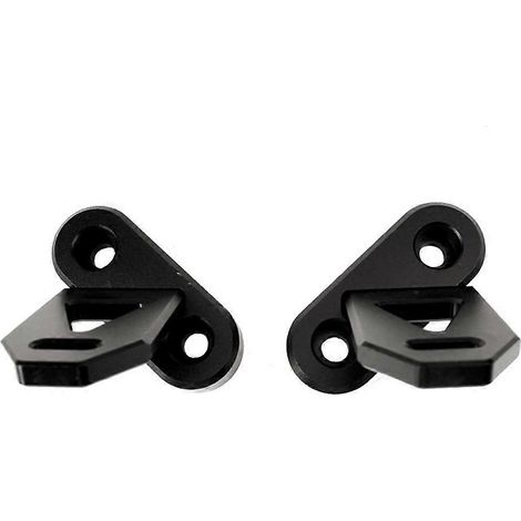 Supports de fixation pour feux de fossé sur charnière de pare-brise de montant A pour Jeep Wrangler JK 2007-2017  supports de fixation sur capot. (1/5)