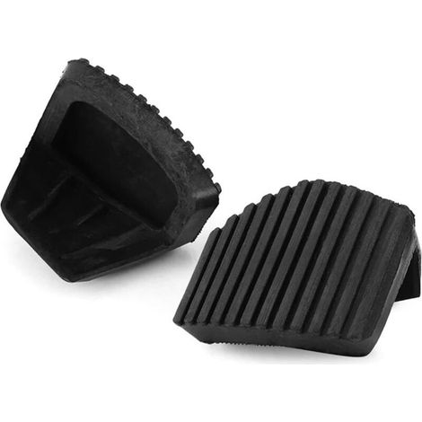 Kupplungs- und Bremspedal-Abdeckungssatz, 1 Paar Gummiabdeckungen für Kupplungs- und Bremspedal, kompatibel mit Peugeot und Citroën 1007 207 208 301 C3 C4 C5 C6 C8 (1/5)