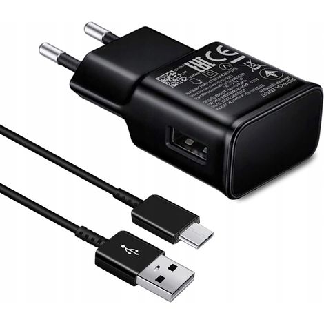 Cargador rápido Android con cable para Galaxy S8, S9, S10, A50, A51, Z Flip3