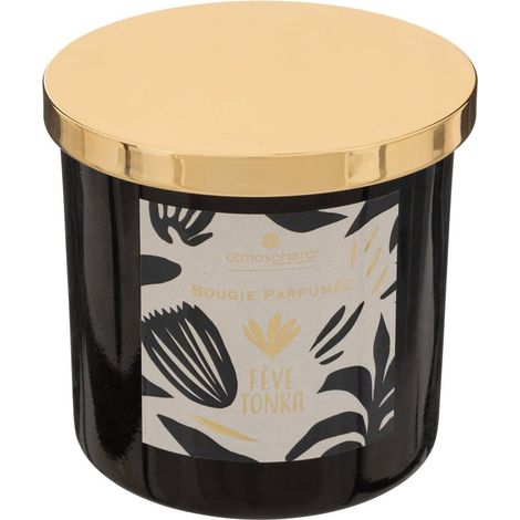 Bougie parfumée Plum 400g pot verre fève tonka - Atmosphera créateur d'intérieur