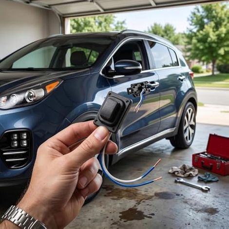 Poignée de porte extérieure de remplacement pour Sportage 2016-2021 : installation facile et pratique pour l'ouverture des portes (gauche). (1/3)