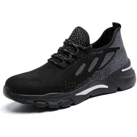 Chaussures de Sécurité Hommes Femmes Baskets en Coussin d'air Chaussures de Travail Légères Et Respirantes Chaussure de Sécurité de Sécurité Chaussures de Protection 41EU (1/5)