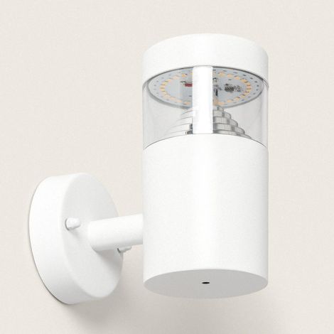 LED-Wandleuchte Außen 6W Edelstahl Inti White  4000K Neutralweiß