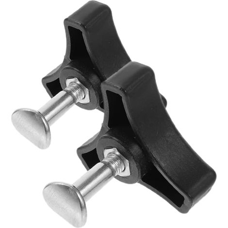 2ensembles Écrou De Poignée De Tondeuse à Gazon Bouton Triangulaire Boulon Écrou De Rechange Pour Accessoires De Tondeuse à Gazon Et Boulons (1/5)