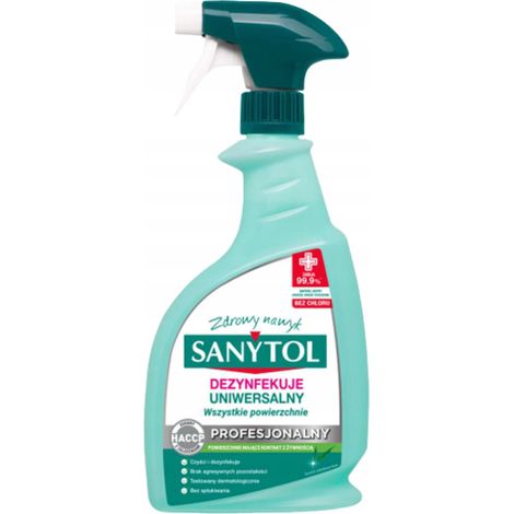 Spray detergente sanytol universal cleaner spray senza candeggina antibatterico