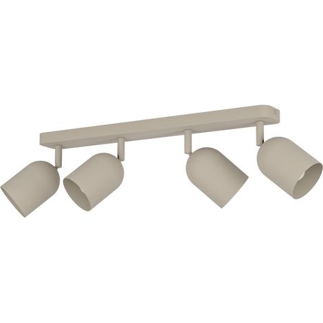 Spot de plafond design Tilston 4-brun sable clair - 44164 (1/3)