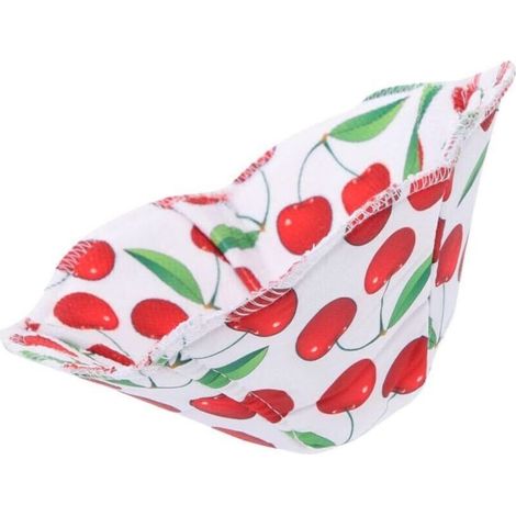 Sous-plat isolant antidérapant pour micro-ondes et tables – Coussin résistant à la chaleur pour plats et bols, couleur cerise (1/4)