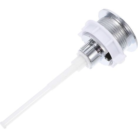 Bouton de chasse d'eau durable pour les gérants d'hôtels, en plastique ABS, 14 x 4,8 cm, emballé individuellement. (1/5)