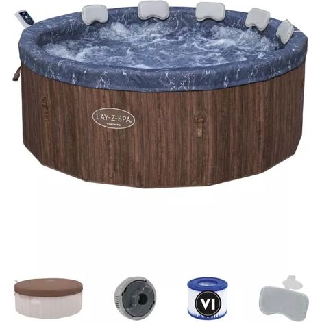 Bestway 6001W Minipiscina idromassaggio Toronto Lay-Z-Spa AirJet con app