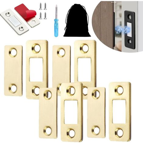 Flowarmth, Aimants invisibles ultra, minces pour portes de placard (1/5)