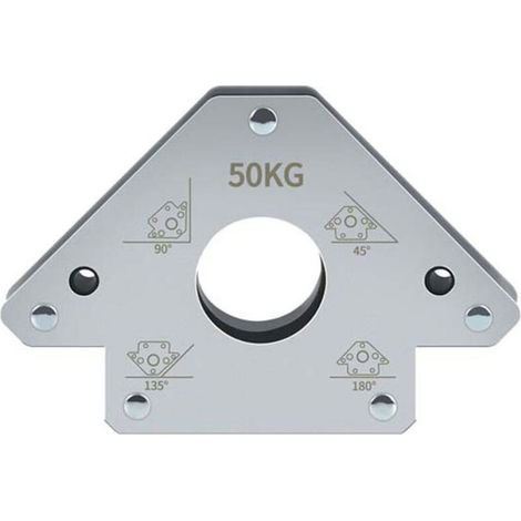 50 kg de soudage électrique outils auxiliaires Magnétique Positionnement du support d'outil d'angle oblique à droite Fixer multi-angle pour les tuyaux support 45 ° 90 ° 135 ° 180 ° (1/5)