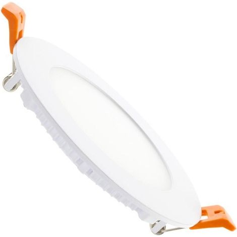 LED Einbaustrahler flach 6W Rund SuperSlim Ausschnitt Ø 110 mm (Pack 5) 5000K Kaltweiß (1/5)