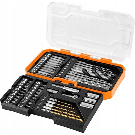 Set di punte e accessori neo tools 50 pezzi titanio adattatore magnetico (1/2)