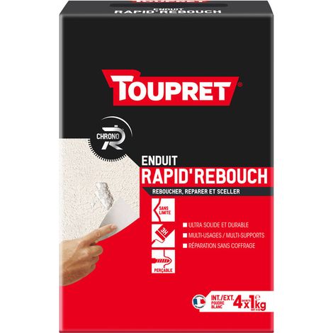 Toupret enduit Rapid'Rebouch poudre Conditionnement: 4KG (1/2)