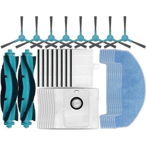 Pour 2499 Ultra Home Titanium Advanced / Atvel R80 Brosse principale, lingettes de balai, filtre HEPA et sacs à poussière (1/5)