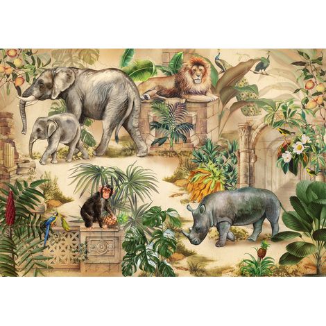 Papier peint panoramique - Animaux - 390 cm x 273 cm (1/2)