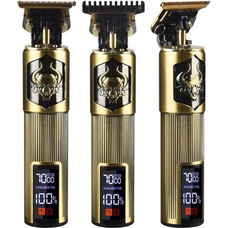 Rasoir Electrique Hommes Barbe Tondeuse Cheveux Professionnelle Enfant Famille Animaux sans fil Domestique Salon de Coiffure Taureau (1/4)