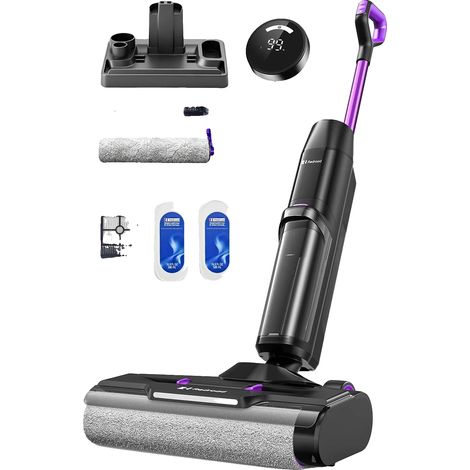Aspirateur sans fil humide et sec, auto-nettoyant, nettoyage des bords, Version Combo (1/2)