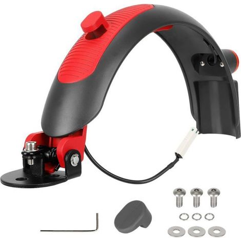 Garde-Boue Arrière – Nosheir – pour Xiaomi M365 Pro/Pro2/1S/Lite/Mi3 – en Métal Résistant – Anti-Casse – 10 Pouces (1/5)