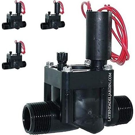 Lot de 4 Électrovanne d'arrosage Hunter PGV-100-MM mâle 1'' 24V