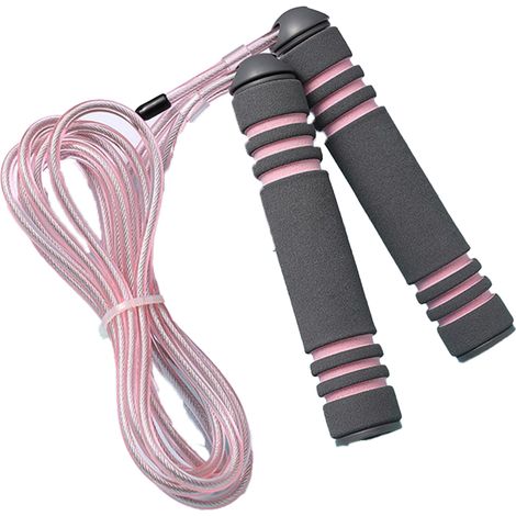 Corde À Sauter - Roulements À Billes Anti-Enchevêtrement - Poignées En Mousse Mémoire - Pour Fitness Et Cardio - 1 Pièce (1/5)