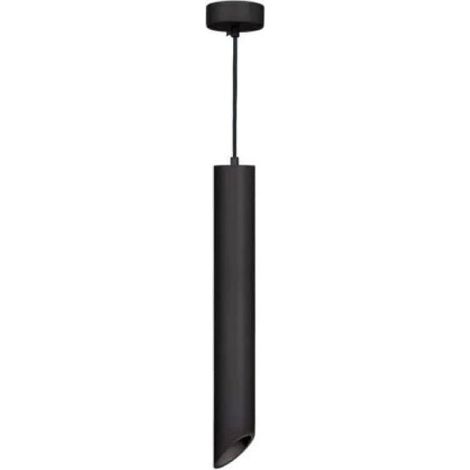 Suspension Luminaire Biseautée GU10 IP20 50cm - Noir - SILUMEN (1/5)