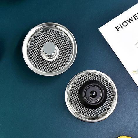 Filtre anti-obstruction pour siphon de sol d'évier de cuisine en acier inoxydable (1/5)